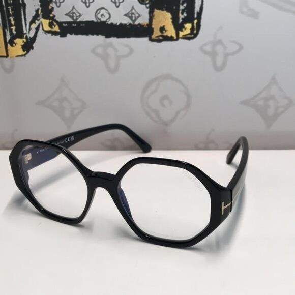 New Authentic Tom Ford TF5976-B 001 Black Eyeglasses - Picture 9 of 12